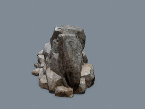 Desert rocks Model 3D