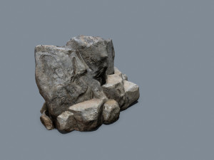 Desert rocks Model 3D