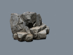 Desert rocks Model 3D