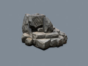 Desert rocks Model 3D