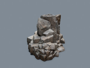 Desert rocks Model 3D