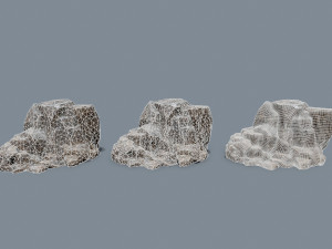 Desert rocks Model 3D