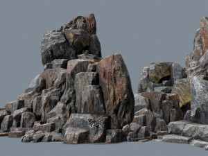 Cliff rocks 3D-Modell