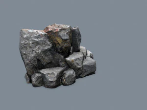 Cliff rocks 3D Model