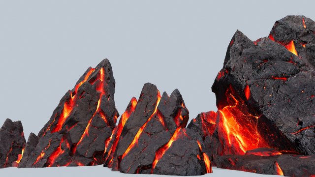 Lava rocks 3D मॉडल .c4d .max .obj .3ds .fbx .stl .blend 