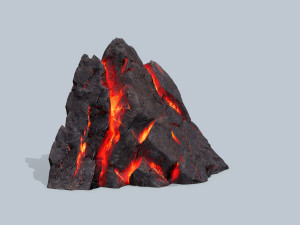 Lava rocks 3D मॉडल