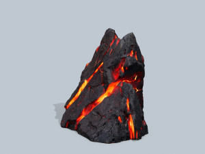 Lava rocks 3D मॉडल