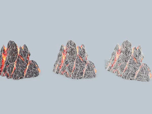 Lava rocks 3D Model