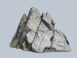 Cliff rocks Model 3D