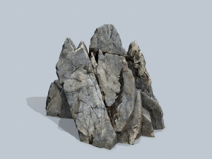 Cliff rocks Model 3D