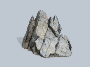 Cliff rocks Model 3D