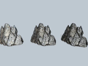 Cliff rocks 3D Model