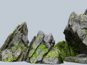 Forest rocks 3D Model