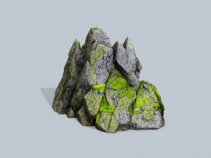 Forest rocks 3D Модель