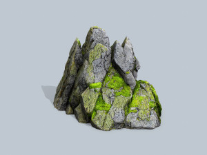 Forest rocks 3D Модель