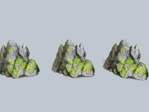 Forest rocks 3D Модель