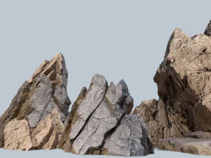 Rocce del deserto Modello 3D