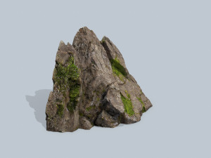 Mossy rocks Modèle 3D