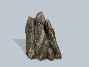 Mossy rocks 3D Model
