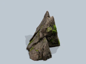 Mossy rocks 3D Model
