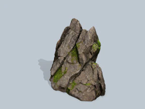 Mossy rocks 3D Model