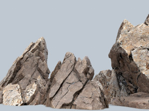 Desert rocks 3Dモデル