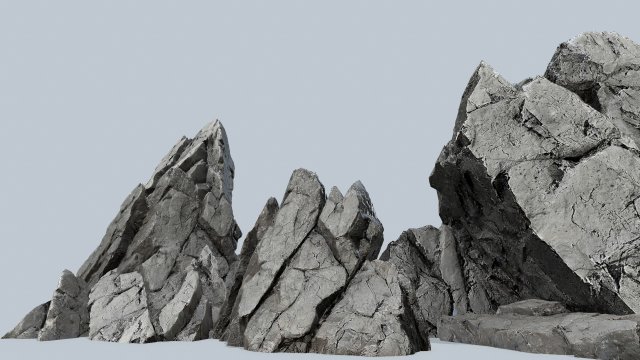 Cliff rocks 3D मॉडल .c4d .max .obj .3ds .fbx .stl .blend 