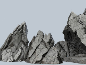 Cliff rocks 3D मॉडल