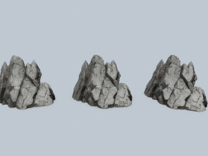 Cliff rocks 3D मॉडल
