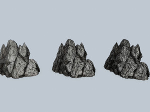 Cliff rocks 3D मॉडल