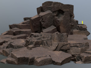 Desert rocks 3D Model