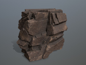 Desert rocks Model 3D