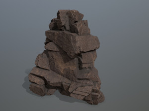 Desert rocks Model 3D