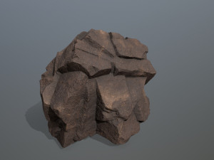 Desert rocks Model 3D
