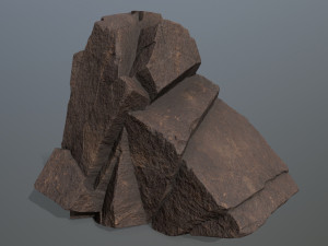 Desert rocks Model 3D