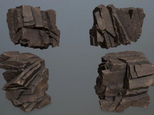 Desert rocks 3D Model