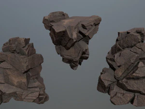 Desert rocks 3D Model