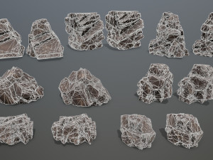 Desert rocks Model 3D