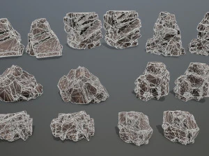 Desert rocks 3D Model