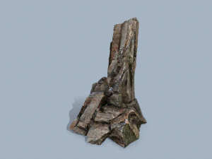 Cliff rocks 3D Model