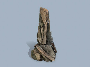 Cliff rocks Model 3D