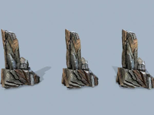 Cliff rocks 3D Model