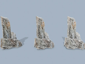 Cliff rocks Model 3D
