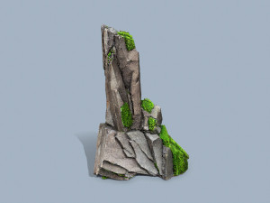 Mossy rocks 3Dモデル