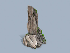 Mossy rocks 3Dモデル