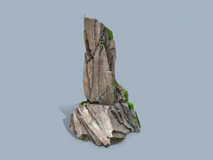 Mossy rocks 3D Model