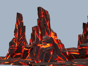 Lava rocks Modelo 3D