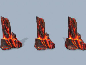 Lava rocks Modelo 3D