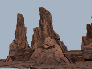Desert rocks 3D Model