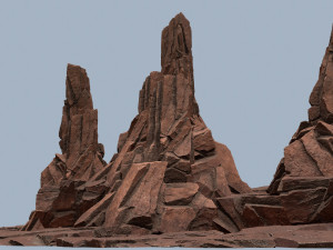 Desert rocks 3D Model
